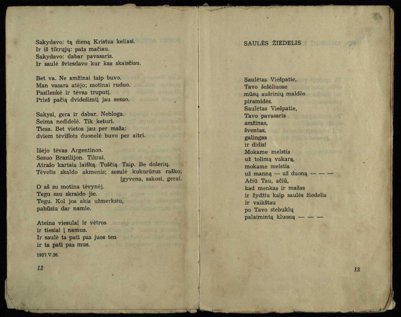 Per pasaulį keliauja žmogus : rinktinė poezija