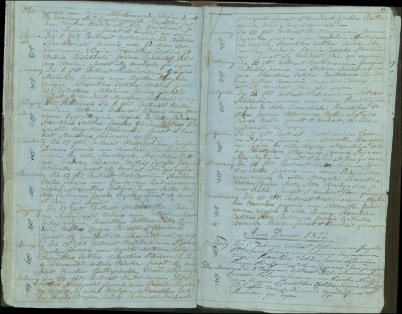 Krinčino Romos katalikų parapijos bažnyčios 1803–1826 metų jungtuvių metrikų knyga