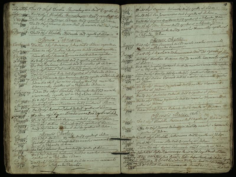 Pasvalio Romos katalikų parapijos bažnyčios 1794–1819 metų mirties metrikų knyga