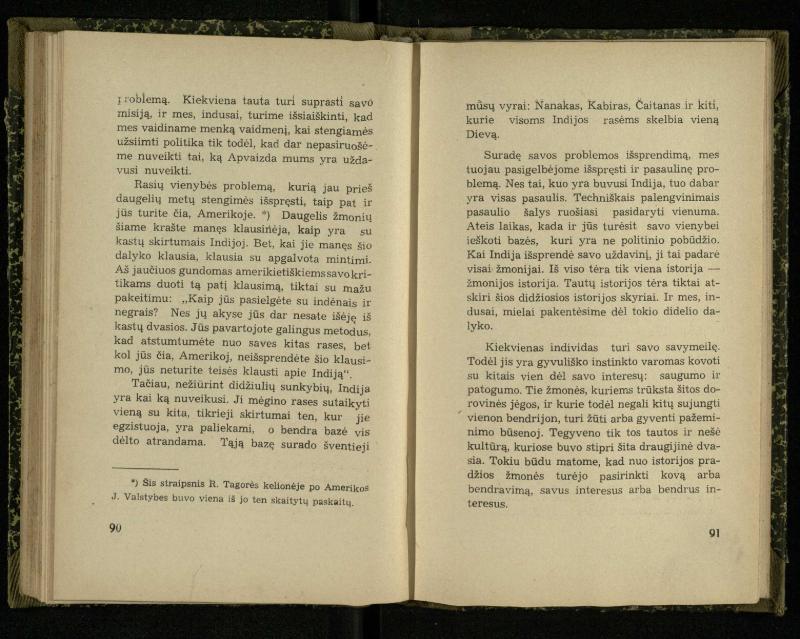 Nacionalizmas: nacionalizmas Vakaruose; Nacionalizmas Japonijoj; Nacionalizmas Indijoj / Rabindranath Tagore. – Kaunas: [s.n.], 1937. – 122, [2] p.