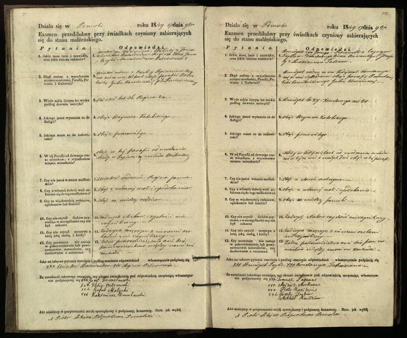 Pasvalio Romos katalikų parapijos bažnyčios 1849–1859 metų priešjungtuvinės apklausos knyga