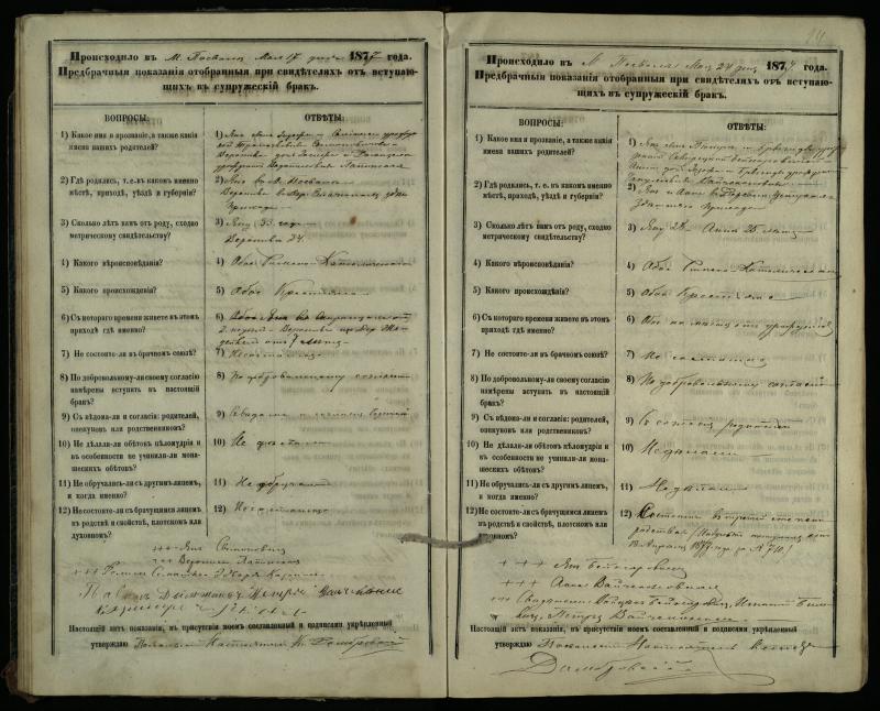 Pasvalio Romos katalikų parapijos bažnyčios 1876–1885 metų priešjungtuvinės apklausos knyga