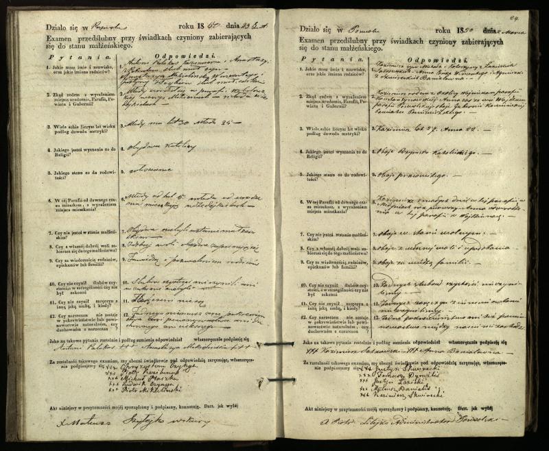 Pasvalio Romos katalikų parapijos bažnyčios 1849–1859 metų priešjungtuvinės apklausos knyga