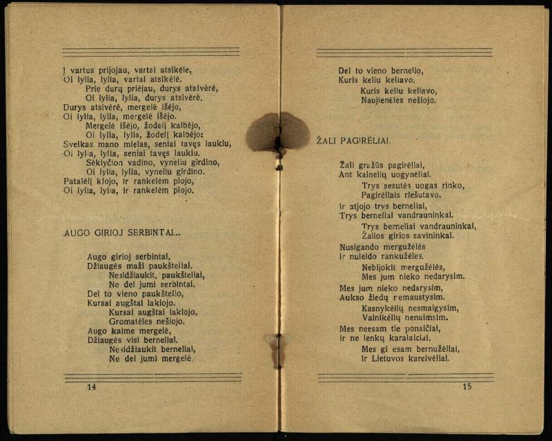 Žaliosios girios giesmės : (Krykliniečių dainos) / surašė Dievo Muzikantas ; išleido Antanas Dirsė
