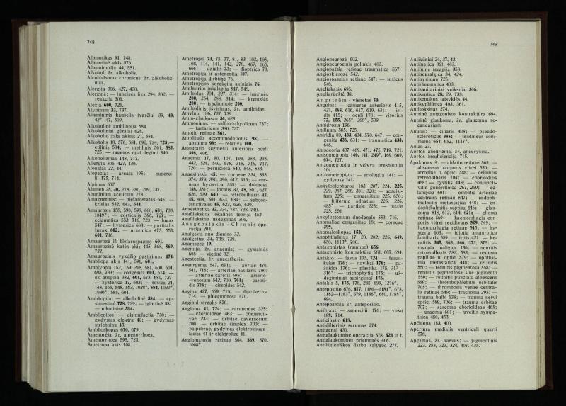 Akių ligų vadovas / Petras Avižonis. – Kaunas: Medicinos fakultetao leidinys, 1940. – VIII, 841, [2] p., 18 iliustr. lap.