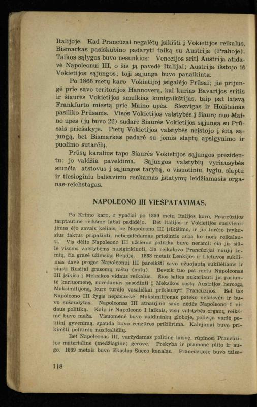 Naujųjų amžių istorija: vadovėlis vidurinėms mokykloms / K. Kliuksinas. – Kaunas: Sakalas, 1936. – 160 p.