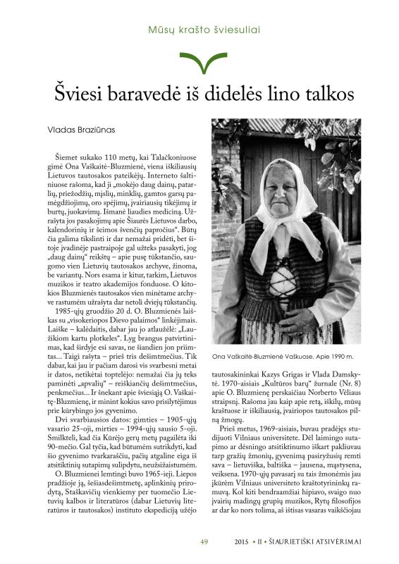 Šiaurietiški atsivėrimai : Pasvalio krašto istorijos ir kultūros žurnalas 2015, nr. 2 (39)