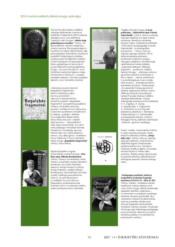 Šiaurietiški atsivėrimai : Pasvalio krašto istorijos ir kultūros žurnalas 2017, nr. 1 (42)