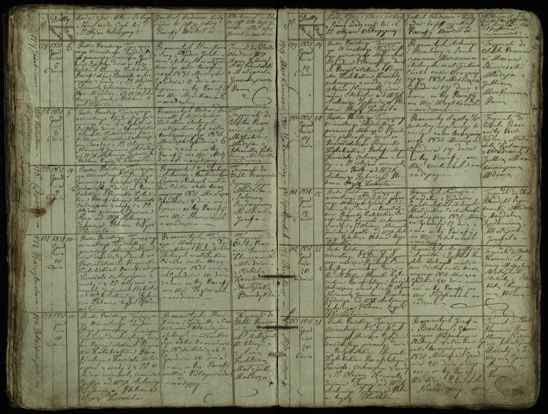 Pušaloto Romos katalikų parapijos bažnyčios 1828–1834 metų krikšto metrikų knyga