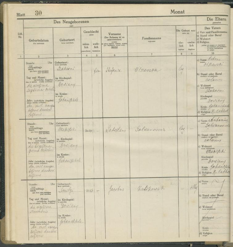 Daujėnų Romos katalikų parapijos bažnyčios 1917–1918 metų krikšto metrikų knyga