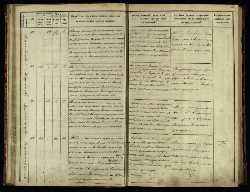 Pasvalio Romos katalikų parapijos bažnyčios 1854–1859 metų krikšto metrikų knyga