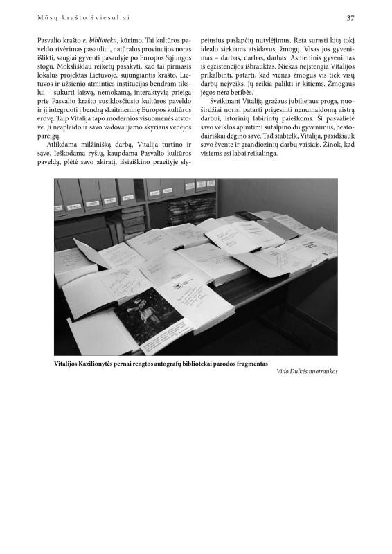 Šiaurietiški atsivėrimai : Pasvalio krašto istorijos ir kultūros žurnalas 2013, nr. 1 (34)