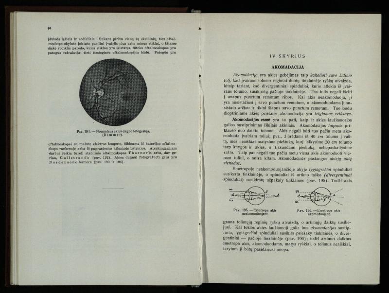 Akių ligų vadovas / Petras Avižonis. – Kaunas: Medicinos fakultetao leidinys, 1940. – VIII, 841, [2] p., 18 iliustr. lap.