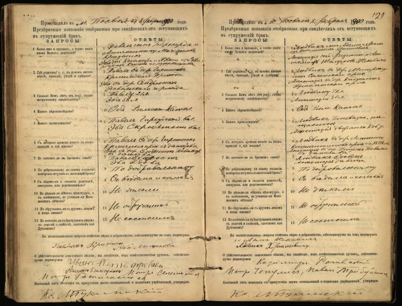 Pasvalio Romos katalikų parapijos bažnyčios 1894–1903 metų priešjungtuvinės apklausos knyga