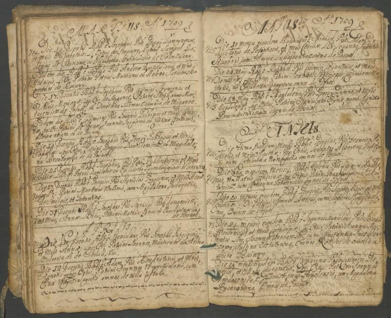 Pasvalio Romos katalikų parapijos bažnyčios 1703–1718 metų krikšto metrikų knyga