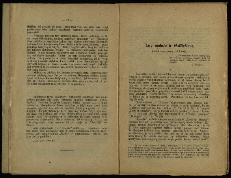 Šis tas iš mokslo istorijos / P. Avižonis. – Voronežas, 1918. – 37 p.
