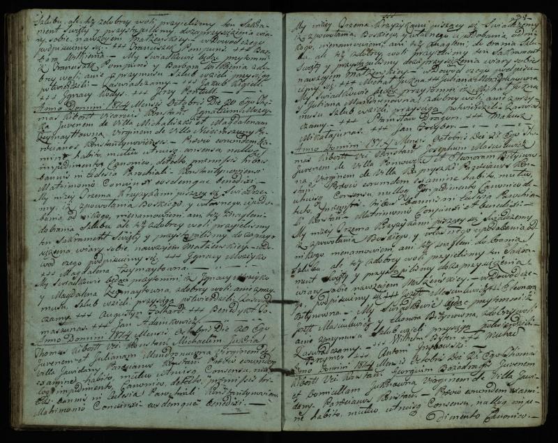 Vaškų (Konstantinavo) Romos katalikų parapijos bažnyčios 1809–1827 metų jungtuvių metrikų knyga