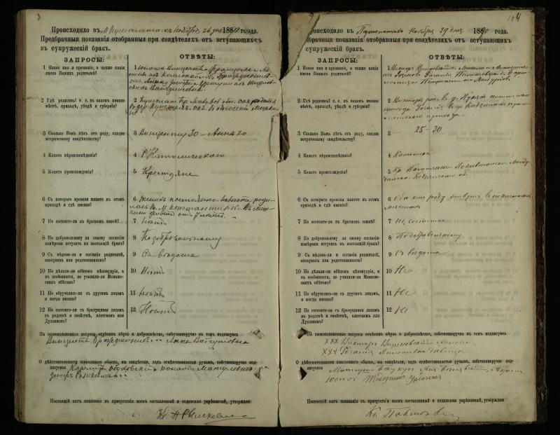 Pušaloto Romos katalikų parapijos bažnyčios 1885–1891 metų priešjungtuvinės apklausos knyga