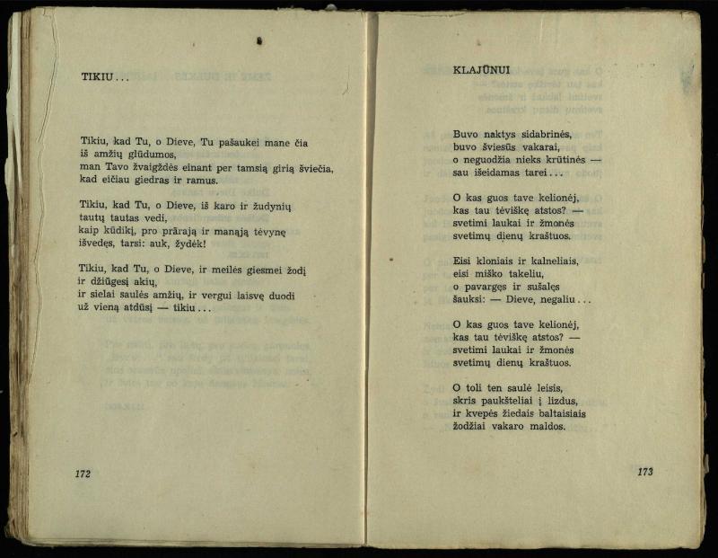 Per pasaulį keliauja žmogus : rinktinė poezija