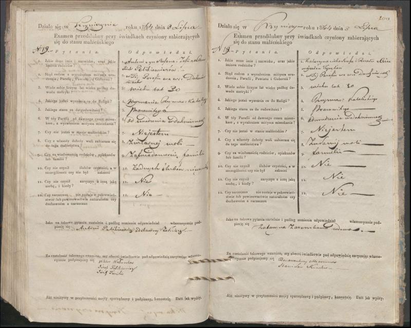 Krinčino Romos katalikų parapijos bažnyčios 1840–1844 metų priešjungtuvinės apklausos knyga