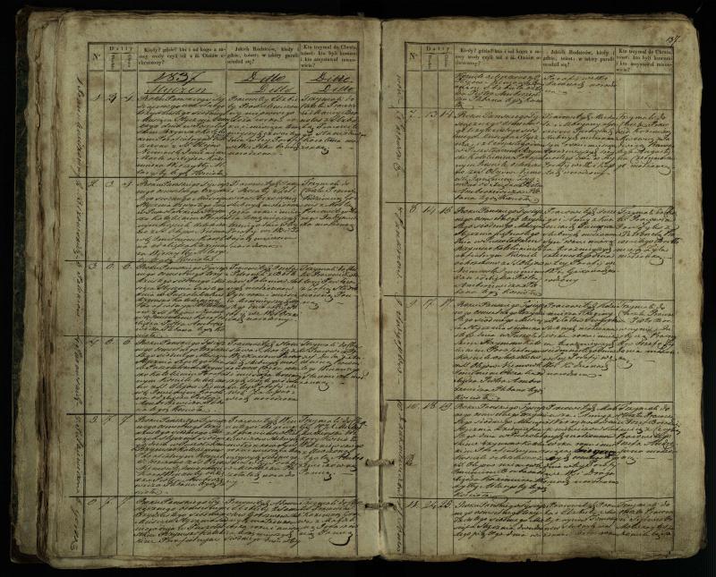 Pušaloto Romos katalikų parapijos bažnyčios 1835–1846 metų krikšto metrikų knyga