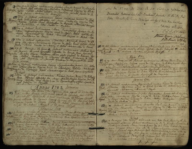 Pasvalio Romos katalikų parapijos bažnyčios 1776–1793 metų jungtuvių metrikų knyga