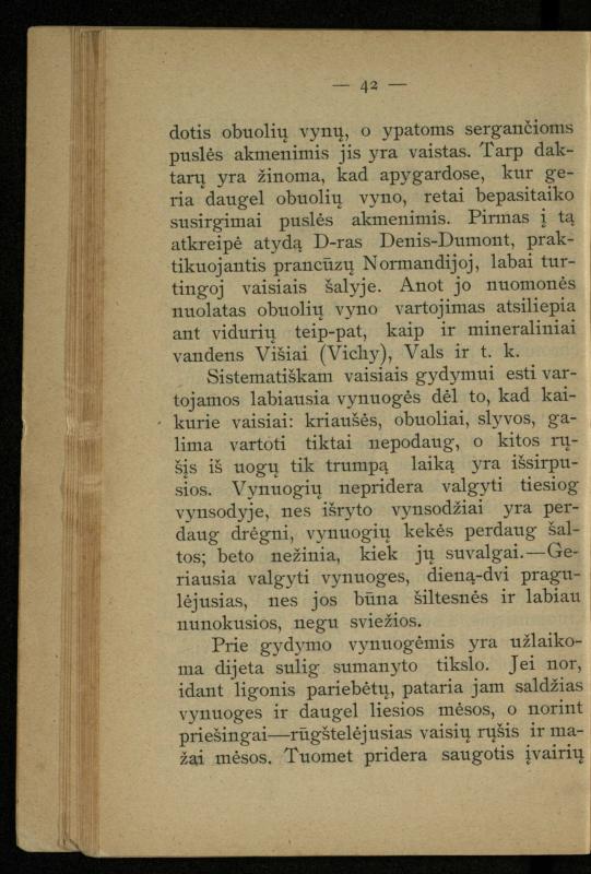 Kaip užsilaikyti pavasarį, vasarą, rudenį ir žiemą / [Otto Gotthilf Traenhart]; pagal d-rą med. L. Volbergą sutaisė d-ras A. Vileišis. – [Vilnius]: [„Vilniaus žinių“ red.], 1906 (Vilnius: „Vilniaus žinių“ sp.). – 91, [1] p.