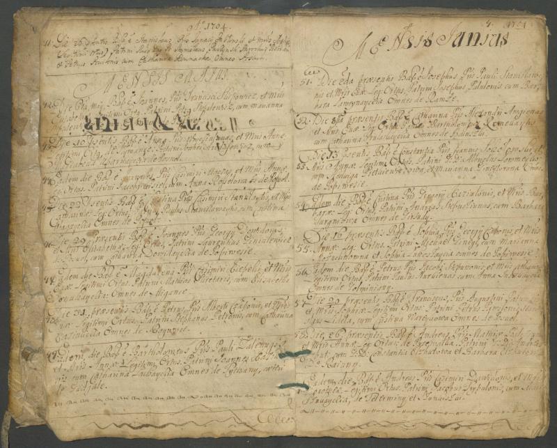 Pasvalio Romos katalikų parapijos bažnyčios 1703–1718 metų krikšto metrikų knyga