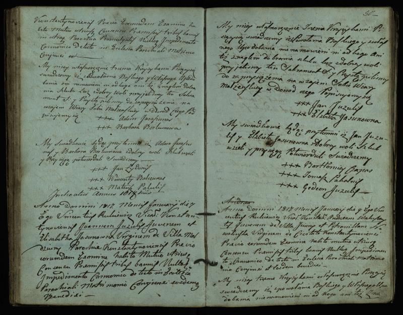 Vaškų (Konstantinavo) Romos katalikų parapijos bažnyčios 1809–1827 metų jungtuvių metrikų knyga