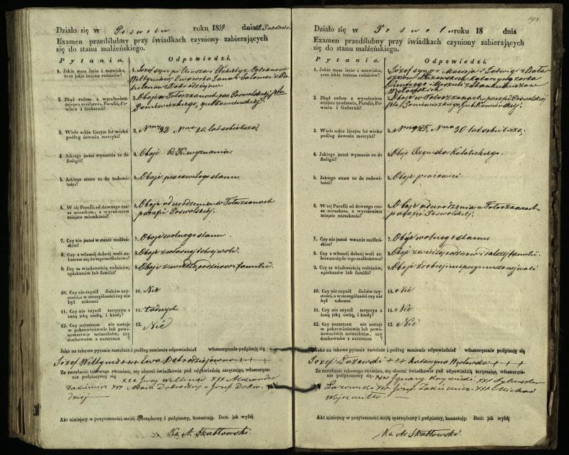 Pasvalio Romos katalikų parapijos bažnyčios 1849–1859 metų priešjungtuvinės apklausos knyga