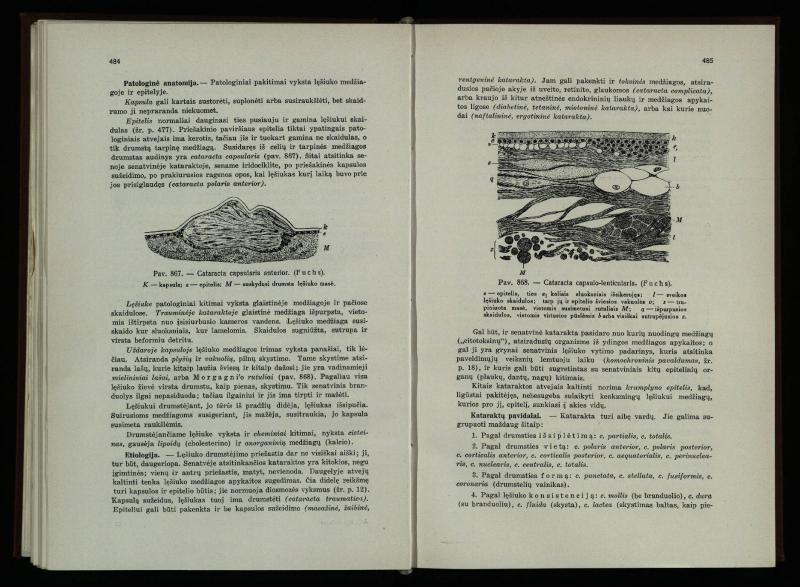 Akių ligų vadovas / Petras Avižonis. – Kaunas: Medicinos fakultetao leidinys, 1940. – VIII, 841, [2] p., 18 iliustr. lap.