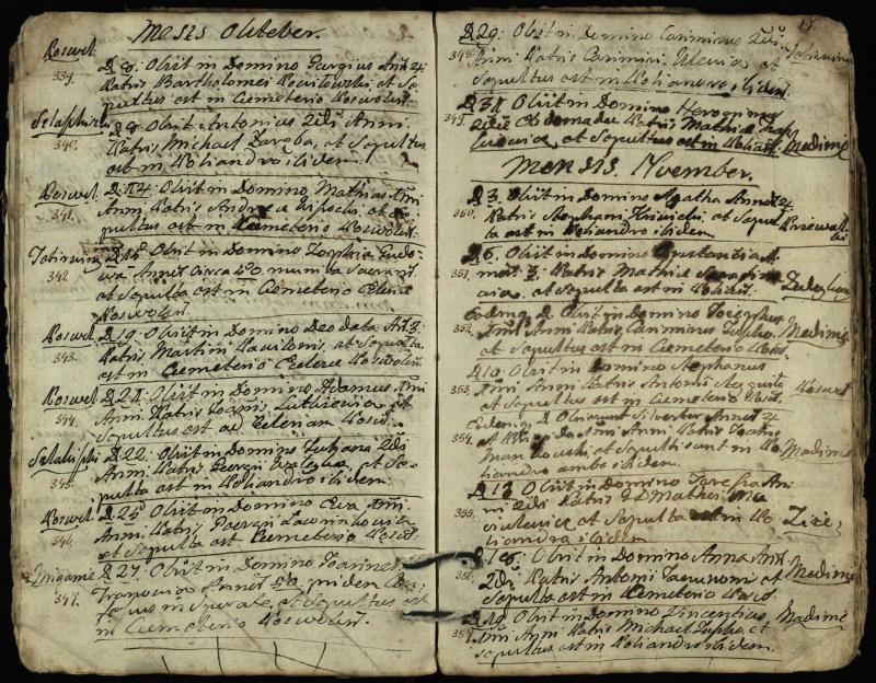 Pasvalio Romos katalikų parapijos bažnyčios 1788–1794 metų mirties metrikų knyga
