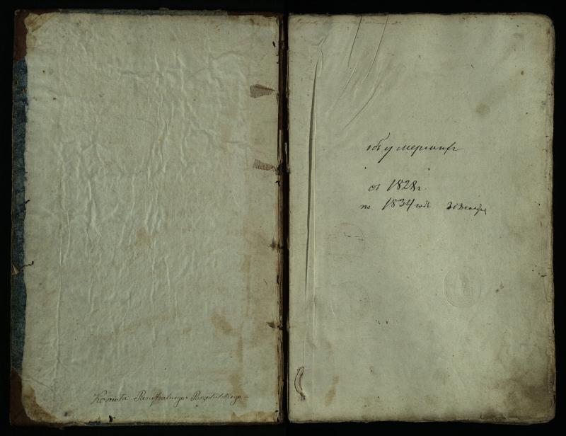 Pušaloto Romos katalikų parapijos bažnyčios 1828–1834 metų mirties metrikų knyga