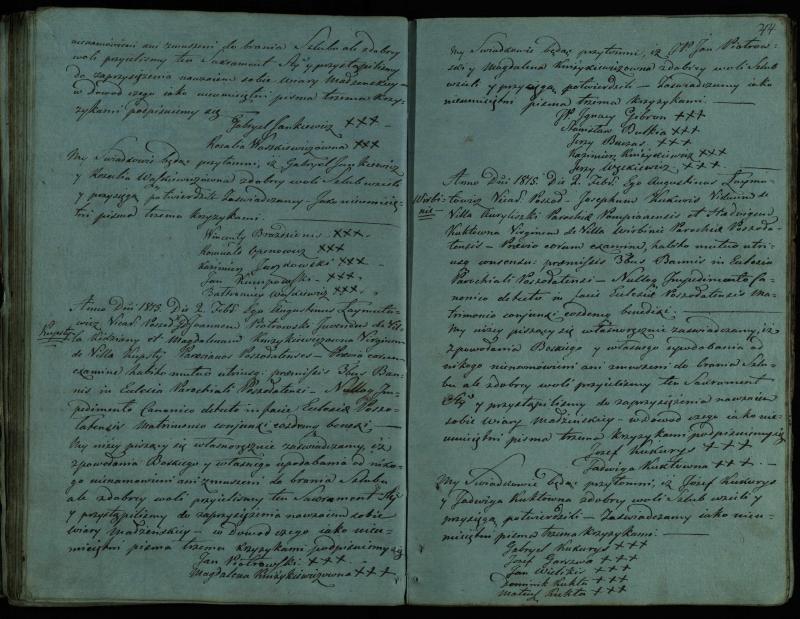 Pušaloto Romos katalikų parapijos bažnyčios 1810–1819 metų jungtuvių metrikų knyga