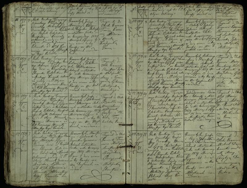 Pušaloto Romos katalikų parapijos bažnyčios 1828–1834 metų krikšto metrikų knyga
