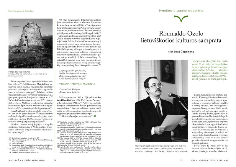 Šiaurietiški atsivėrimai : Pasvalio krašto istorijos ir kultūros žurnalas 2019, nr. 1 (46)