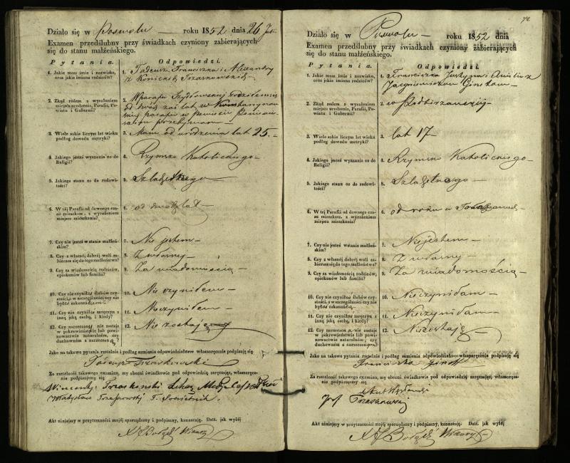 Pasvalio Romos katalikų parapijos bažnyčios 1849–1859 metų priešjungtuvinės apklausos knyga