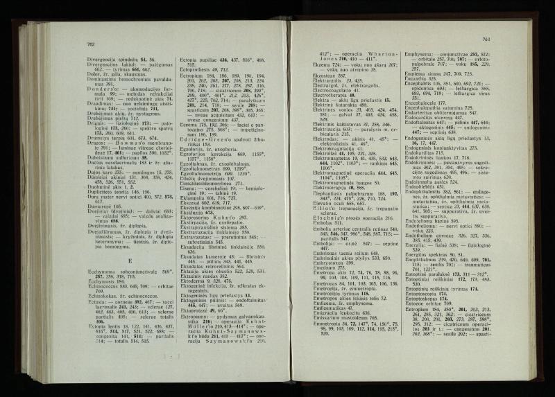 Akių ligų vadovas / Petras Avižonis. – Kaunas: Medicinos fakultetao leidinys, 1940. – VIII, 841, [2] p., 18 iliustr. lap.