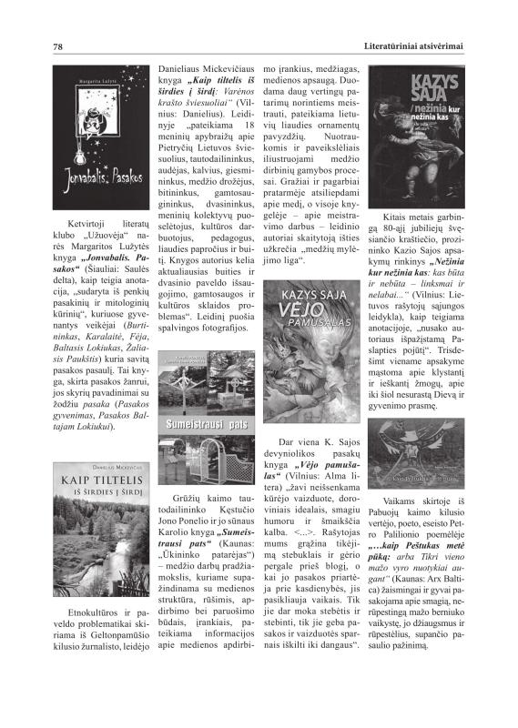 Šiaurietiški atsivėrimai : Pasvalio krašto istorijos ir kultūros žurnalas 2011, nr. 1 (30)