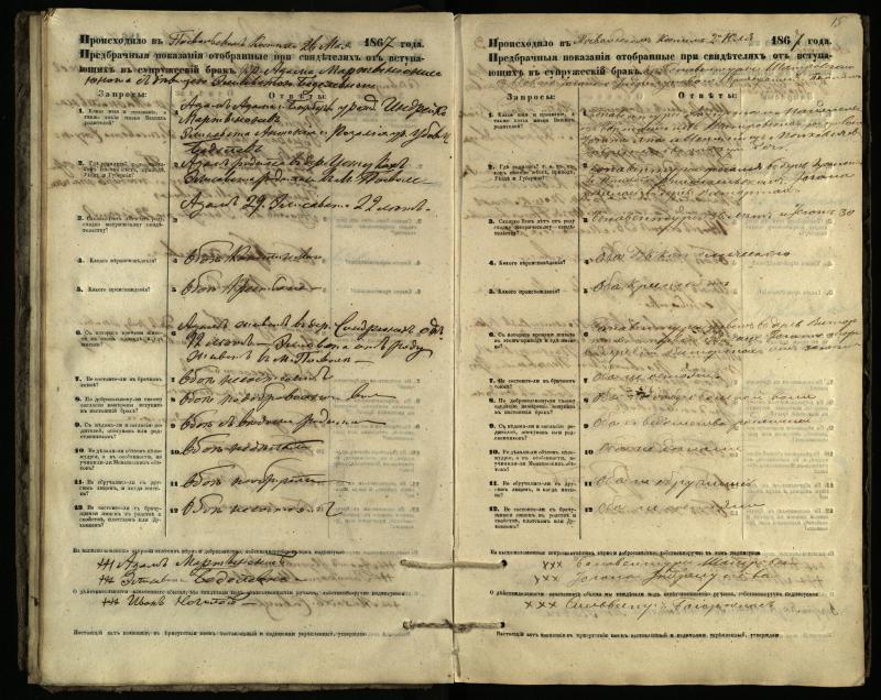 Pasvalio Romos katalikų parapijos bažnyčios 1866–1876 metų priešjungtuvinės apklausos knyga