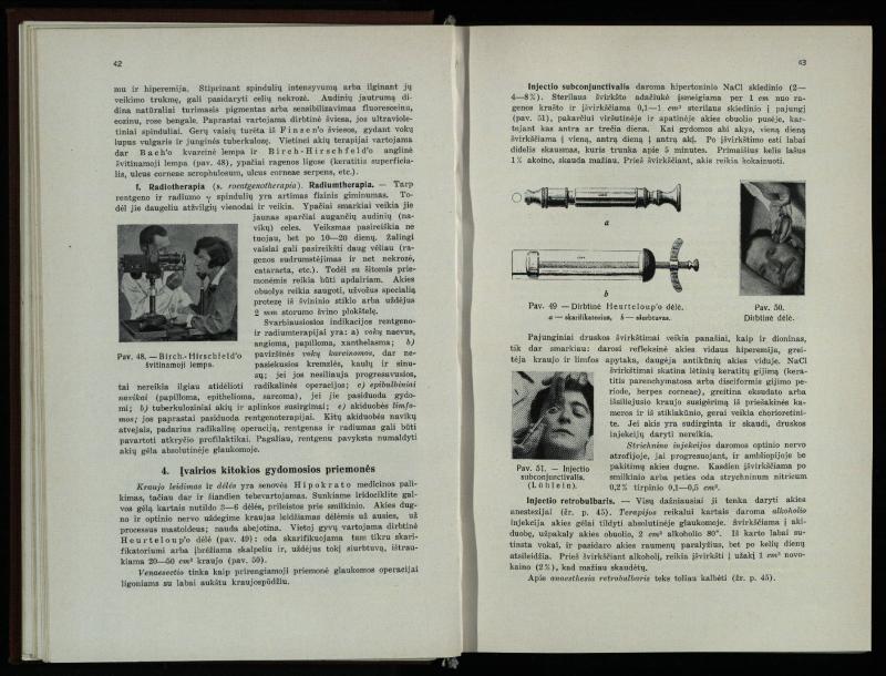 Akių ligų vadovas / Petras Avižonis. – Kaunas: Medicinos fakultetao leidinys, 1940. – VIII, 841, [2] p., 18 iliustr. lap.