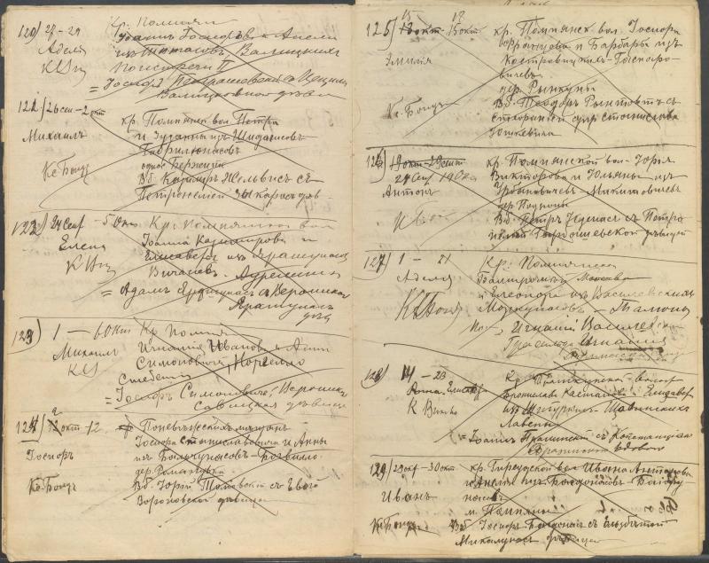 Pumpėnų Romos katalikų parapijos bažnyčios 1906–1917 metų krikšto metrikų juodraštis