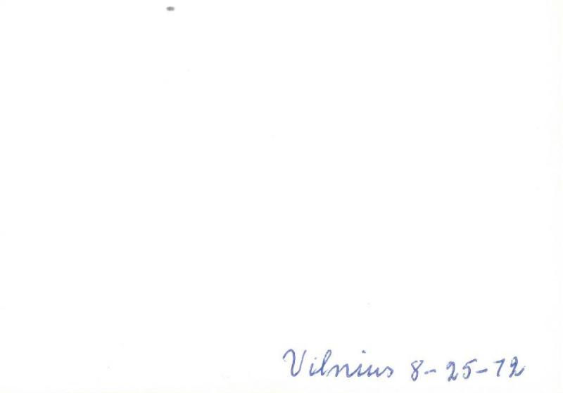 Pirmasis Kazio Balčiūno vizitas Lietuvoje, praleidus ilgus tremties metus Jungtinėse Amerikos Valstijose. K. Balčiūnas (pirmas iš dešinės) pietauja su artimaisiais. Vilnius, 1972 m. rugpjūčio 25 d.