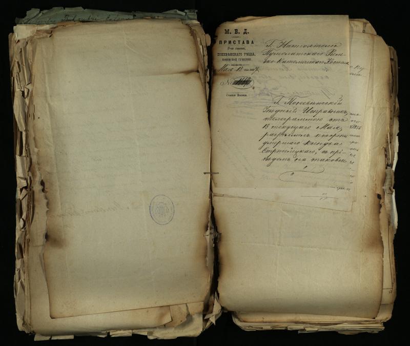 Pušaloto Romos katalikų parapijos bažnyčios 1884–1900 metų gaunamų raštų knyga