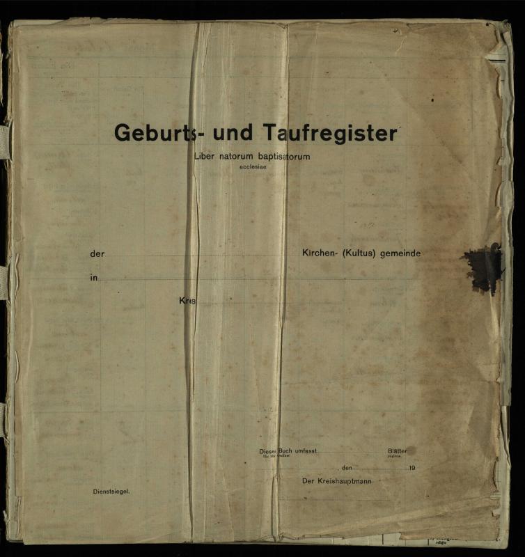 Pumpėnų Romos katalikų parapijos bažnyčios 1916–1921 metų krikšto metrikų knyga