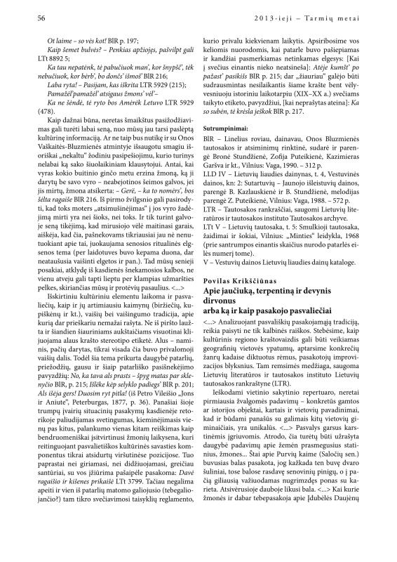 Šiaurietiški atsivėrimai : Pasvalio krašto istorijos ir kultūros žurnalas 2013, nr. 1 (34)