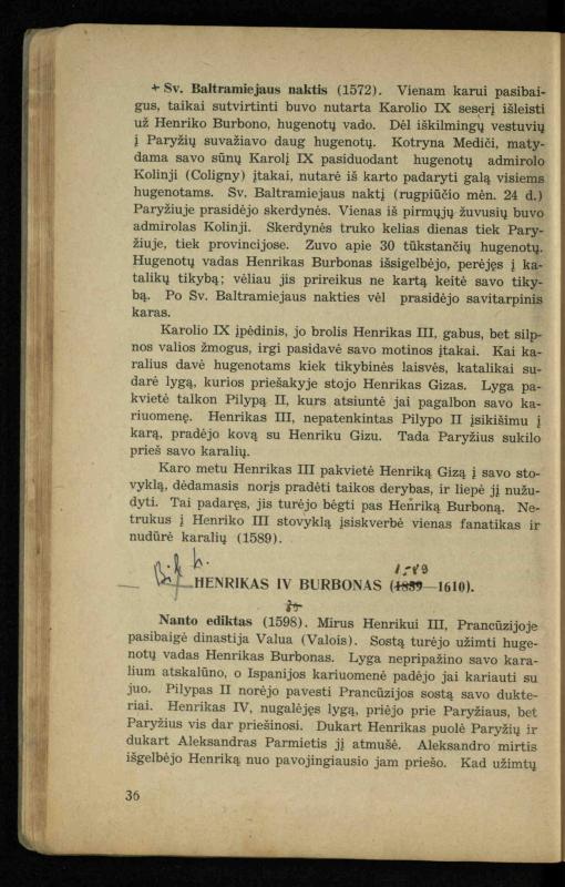 Naujųjų amžių istorija: vadovėlis vidurinėms mokykloms / K. Kliuksinas. – Kaunas: Sakalas, 1936. – 160 p.