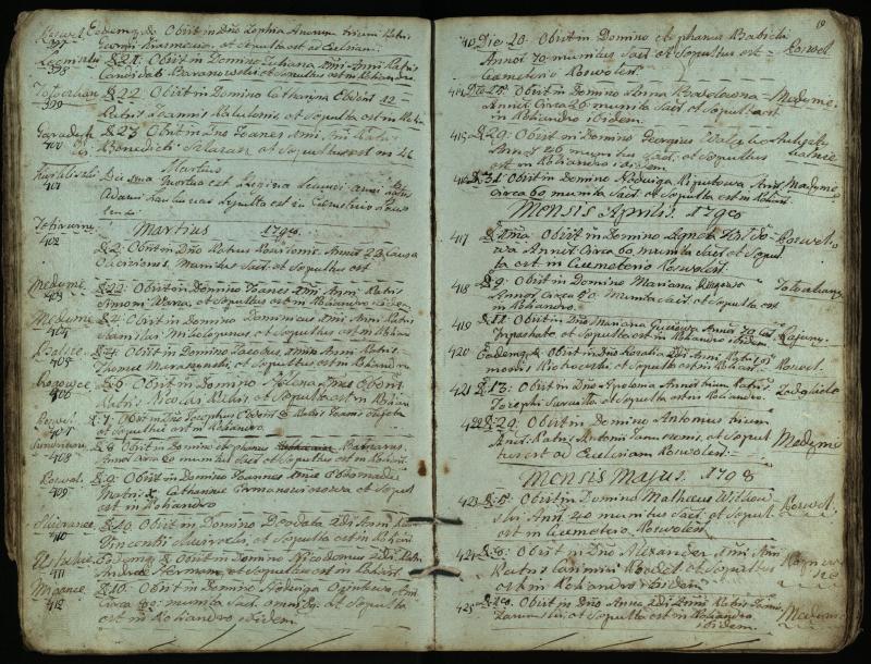Pasvalio Romos katalikų parapijos bažnyčios 1794–1819 metų mirties metrikų knyga