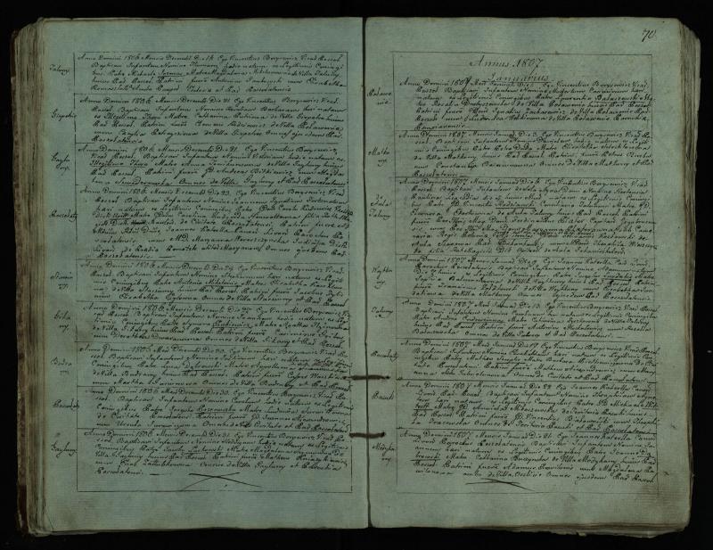 Pušaloto Romos katalikų parapijos bažnyčios 1802–1814 metų krikšto metrikų knyga