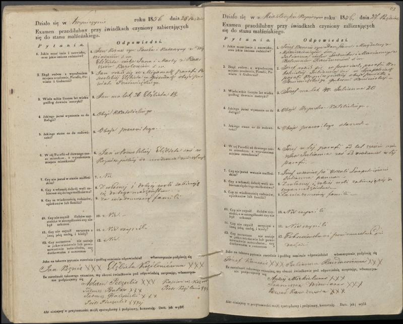 Krinčino Romos katalikų parapijos bažnyčios 1853–1862 metų priešjungtuvinės apklausos knyga